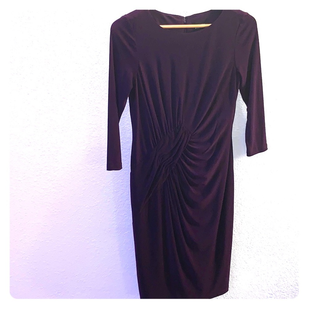 Maroon Adrianne Papell Dress